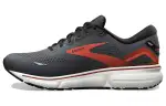Brooks Ghost 15 Slip Resistant Low top Running Shoes Men's Black Orange