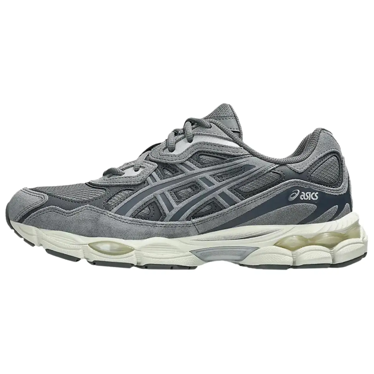 ASICS GEL NYC Comfortable And Lightweight Breathable Low top Running Shoes Unisex Gray