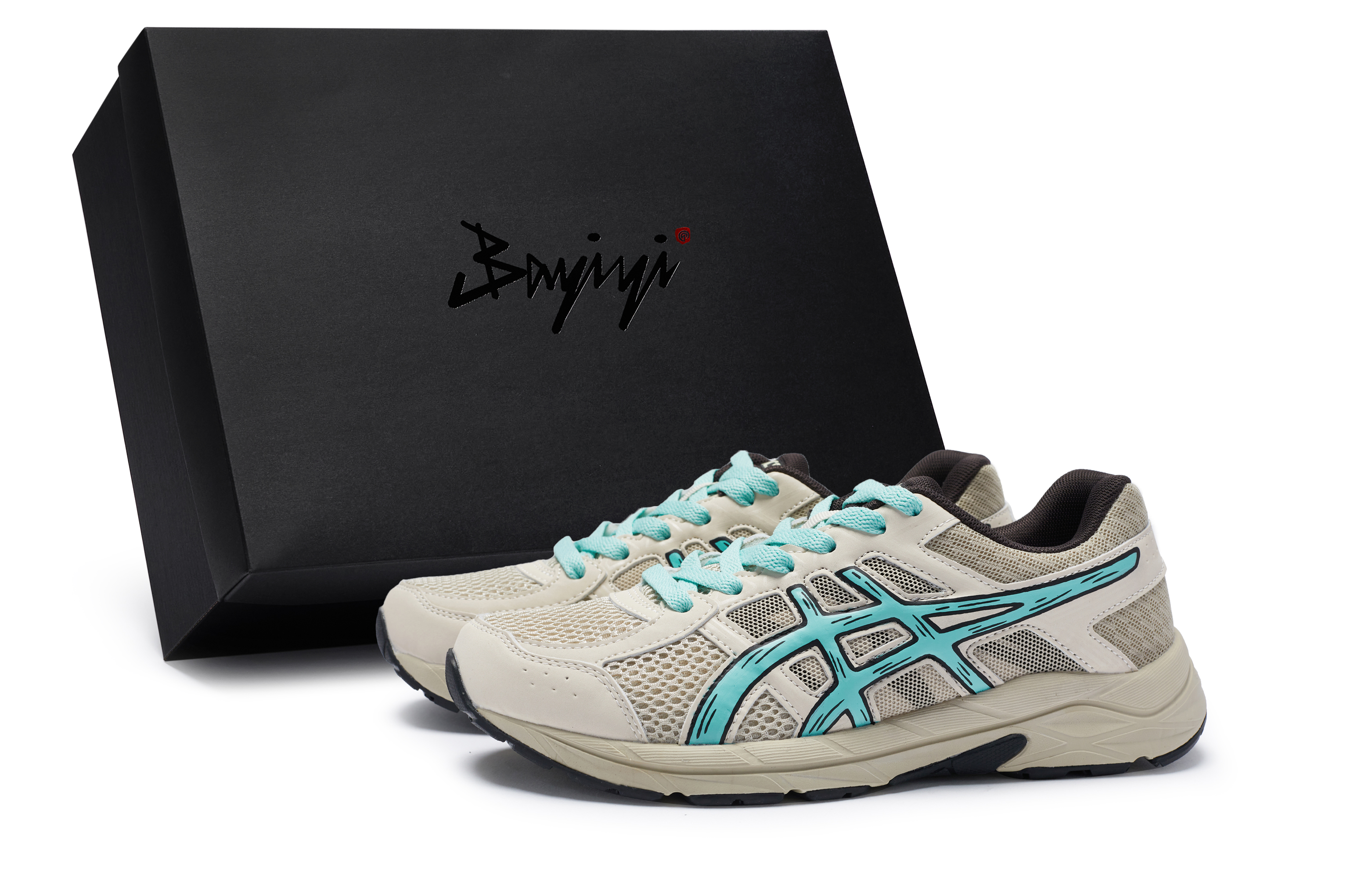 Asics Gel Contend 4 Slip Resistant Abrasion Resistant Low top Running Shoes Men's Gray Tiffany
