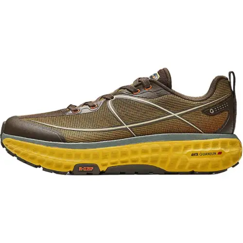 Anta Champion Full Row 2 Cushioning Breathable Cushioning Breathable Low top Casual Running Shoes Men's Tawny