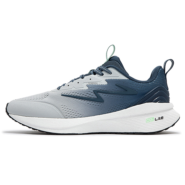 361° Popping Foam TPU Slip Resistant Abrasion Resistant Low top Running Shoes Men’s Nostalgic Blue