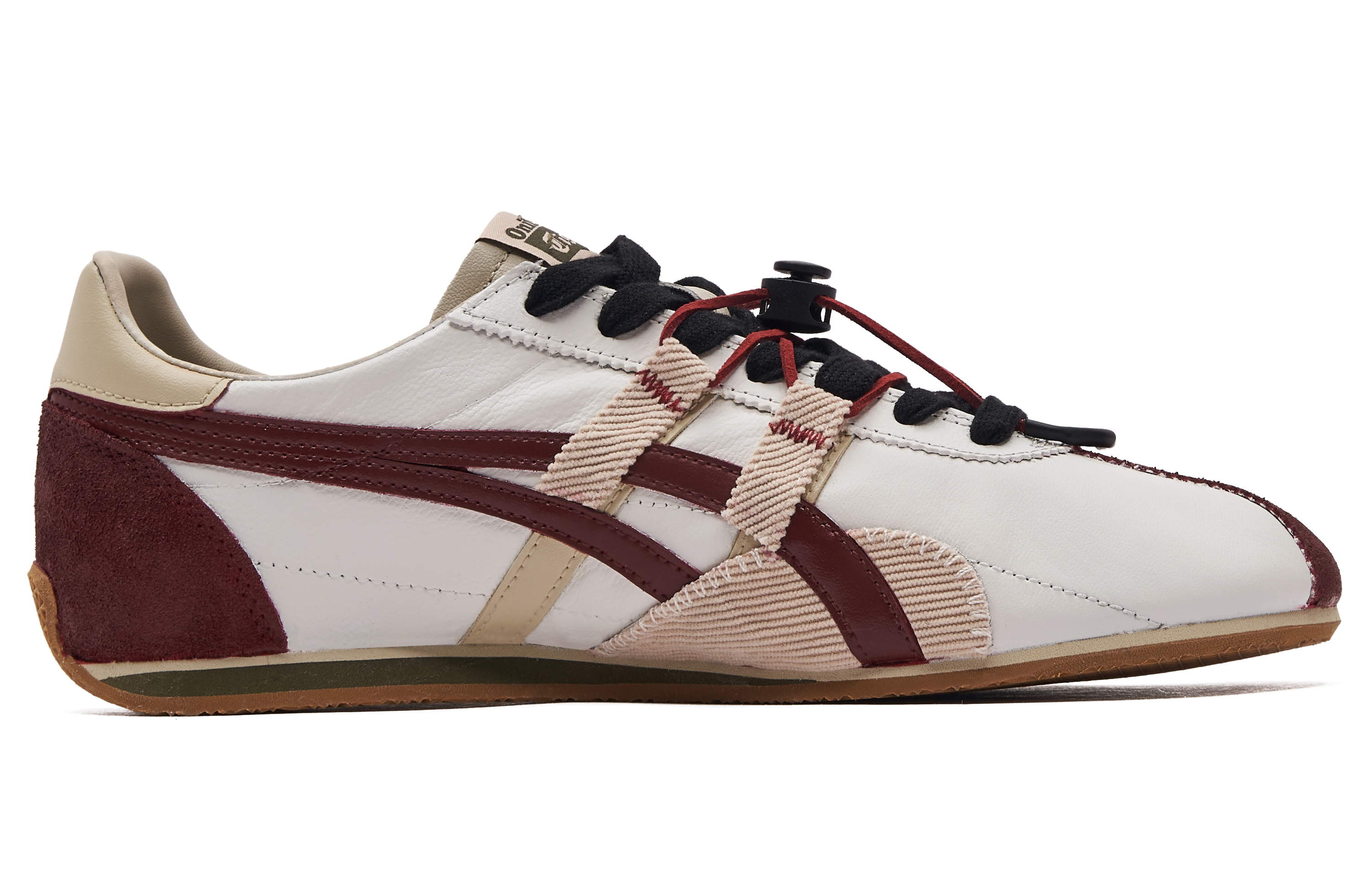 Onitsuka Tiger Slip Resistant Abrasion Resistant Low top Running Shoes Unisex White Pink