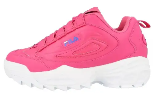 FILA Disruptor Cushioning, Wear Resistant Low top Running Shoes Women's Red