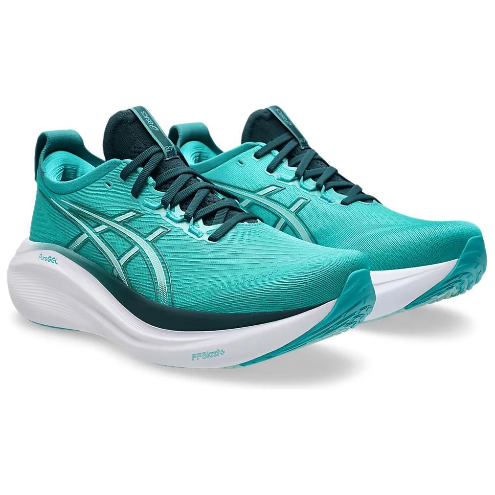 ASICS Gel Nimbus 27 Wave Teal Saxon Green