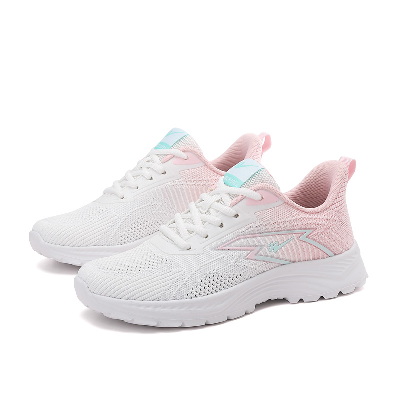 Binary Low top Running Shoes Women’s White Pink