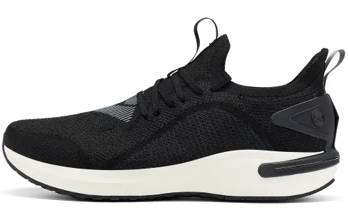 Peak State 5.0 Comfortable Mesh Shock Absorbing Anti-Slip Wear-Resistant Low-top Casual Running Shoes Men's Black and White