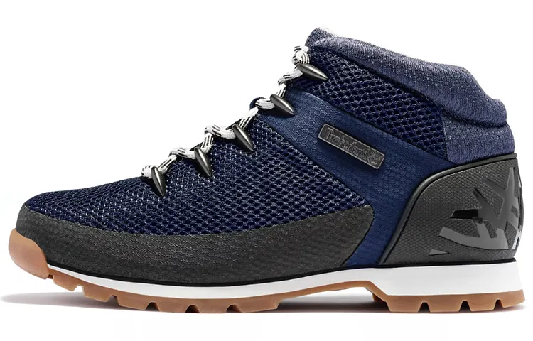 Timberland Euro Sprint Abrasion Resistant Ankle Length Outdoor Boots Navy Blue