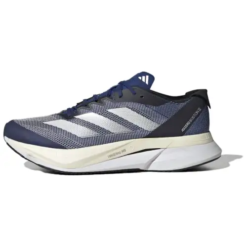 Adidas Adizero Boston 12 Low top Running Shoes Men's Dark Blue