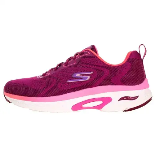 Skechers Abrasion Resistant Low top Running Shoes Women's Pink