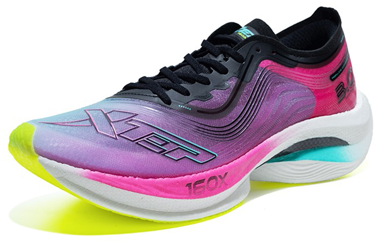 XTEP 160X 3.0 Fabric Cushioning Slip Resistant Abrasion Resistant Breathable Lightweight Rebound Low top Running Shoes