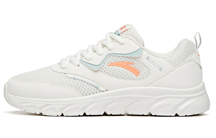 Anta Running Collection Cushioning Anti-Slip Wear-Resistant Breathability Low-Top Running Shoes Women’s White Green