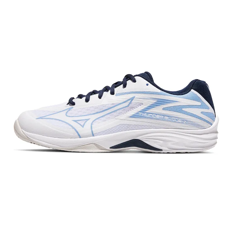 Mizuno THUNDER BLADE Z Comfortable Cushioning Slip Resistant Coverage Low top Running Shoes Unisex White Blue