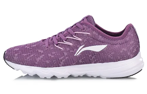 Li Ning Running Shoes Women's Low Top Dark Reddish Purple