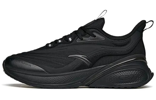 Anta C37 2.0 Comfortable Abrasion Resistant Breathable Low top Running Shoes Men's Black