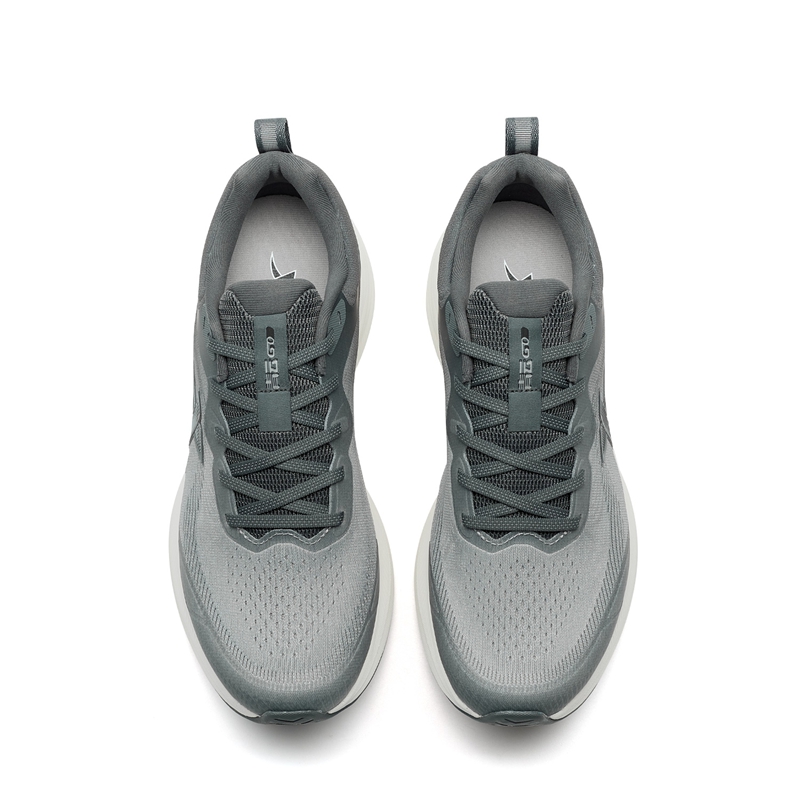 XTEP Abrasion Resistant Breathable Low top Casual Sprint City Commuting Running Shoes Men’s Gray