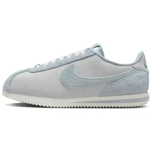 Nike Cortez Premium Leather 'Pure Platinum Armory Blue' Women's