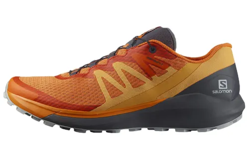SALOMON Sense Ride 4 Running Shoes Men's Low Top Orange/Black