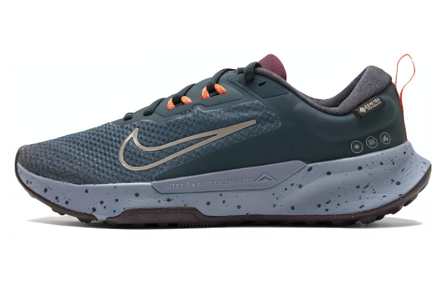 Nike Juniper Trail 2 Gore Tex Deep Jungle Night Maroon Safety Orange Khaki Women's