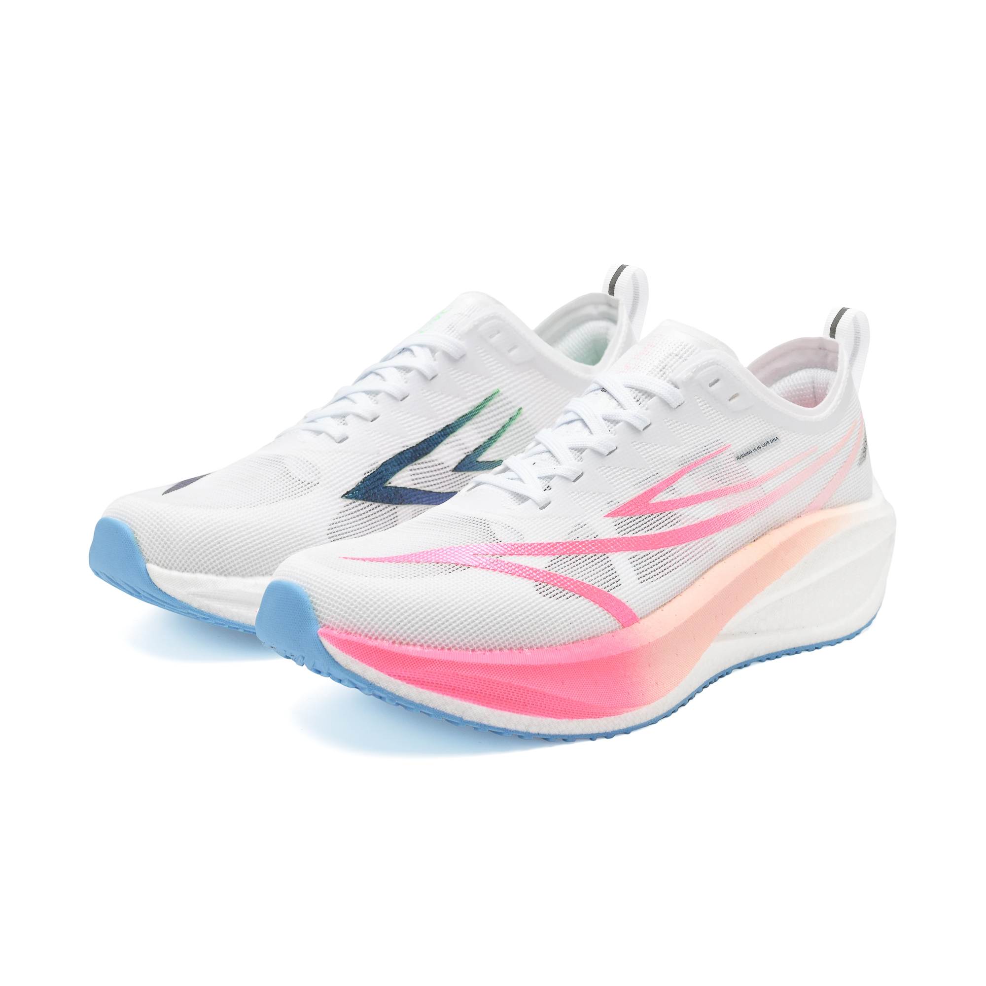 OAOU Low top Running Shoes Unisex Moon Pink Mismatched