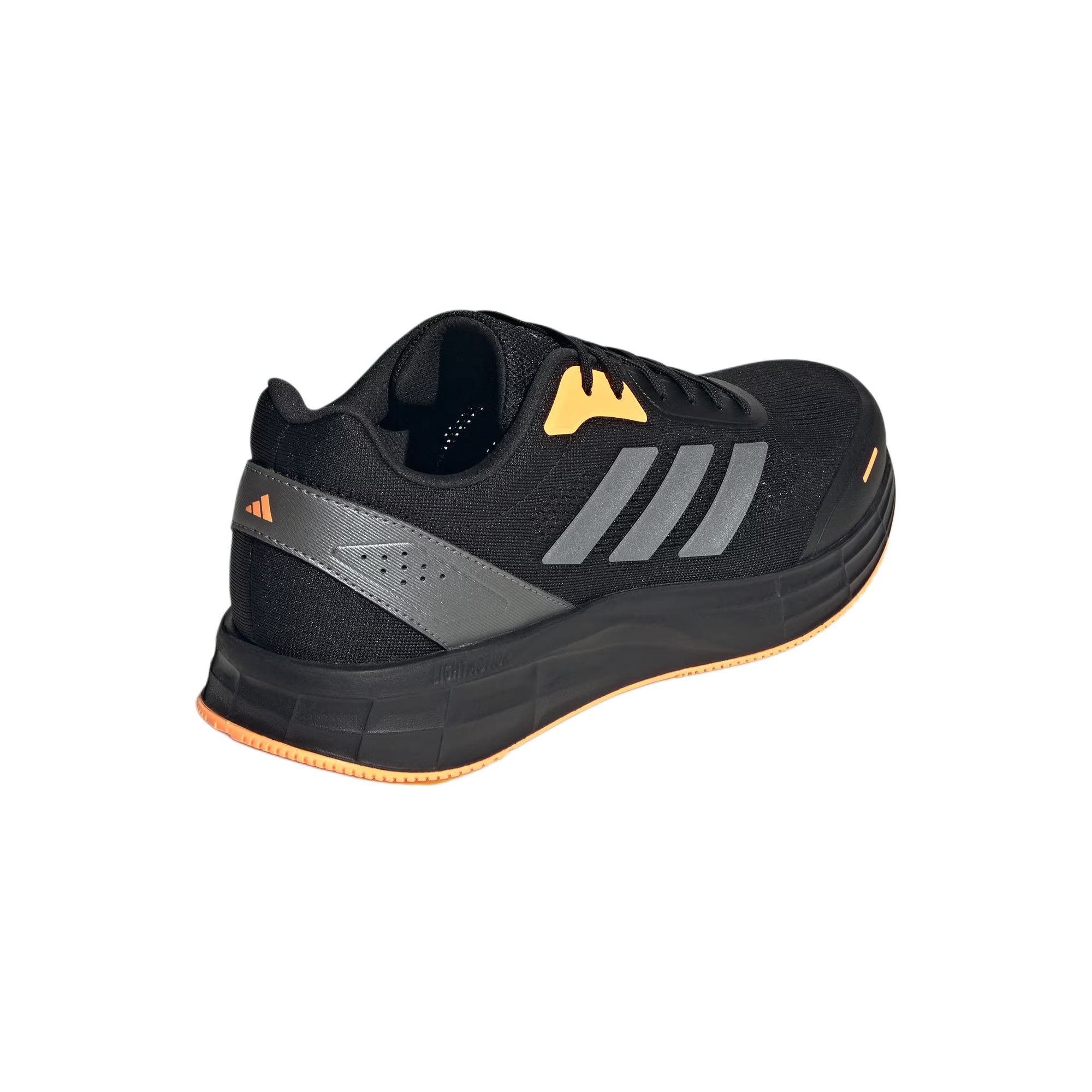 Adidas Duramo 10 Fabric Abrasion Resistant Low top Rubber Running Shoes Unisex Black