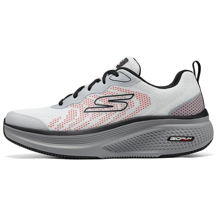 Skechers GO RUN Elevate 2.0 Cushioning Breathable Low top Running Shoes Men’s White Black