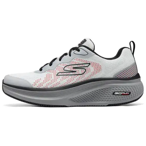 Skechers GO RUN Elevate 2.0 Cushioning Breathable Low top Running Shoes Men's White Black