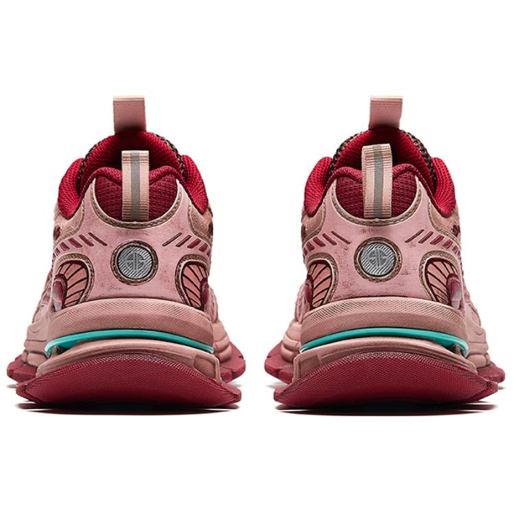 Anta Champion G01 Comfortable Cushioning, Wear Resistant Low top Running Shoes Men’s Red Pink