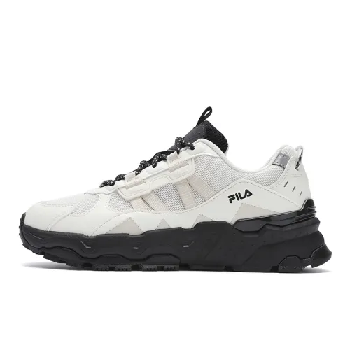 FILA Trek 1S Fabric Low top Running Shoes Women's White Black