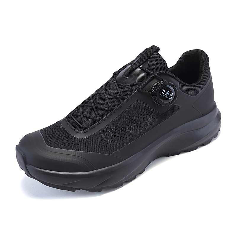 GQWE Slip Resistant, Abrasion Resistant, Waterproof Low top Outdoor Shoes Men’s Black
