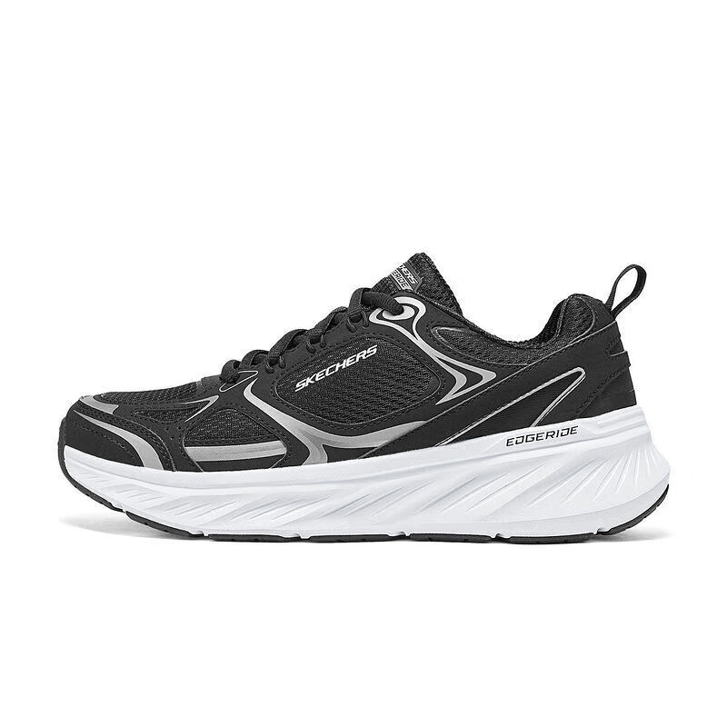 Skechers Edgeride Wear resistant And Lightweight Low top Running Shoes Men’s Black