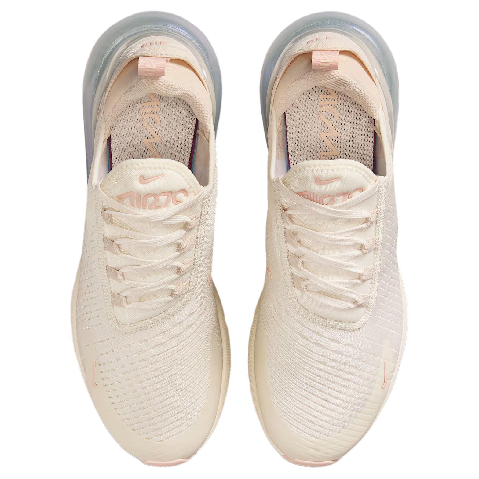 Nike Air Max 270 Breathable Running Shoes Women’s Beige
