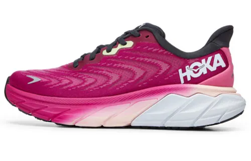 HOKA ONE ONE Arahi 6 Cushioning Slip Resistant Abrasion Resistant Breathable Lightweight Low top Running Shoes Women's