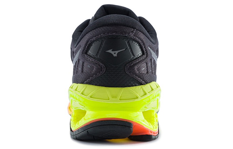 Кроссовки Mizuno Creation 21 (черно-оранжевые) — фото 4