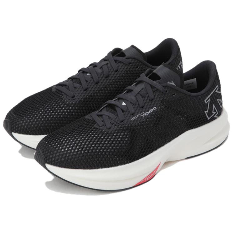 DESCENTE DELTA Slip Resistant Abrasion Resistant Slip Resistant Abrasion Resistant Low top Running Shoes Unisex Black