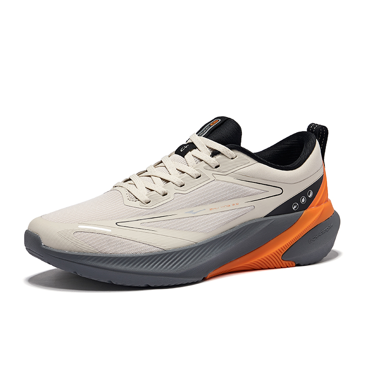 Erke Cushioning Rebound Cushioning Rebound Low top City Commuting Running Shoes Men’s Pumice Gray Jet Black