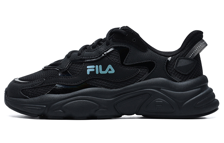 FILA FUSION Fila trendy brand Mars 1 fabric synthetic leather TPU Mars low-top dad shoes women's black