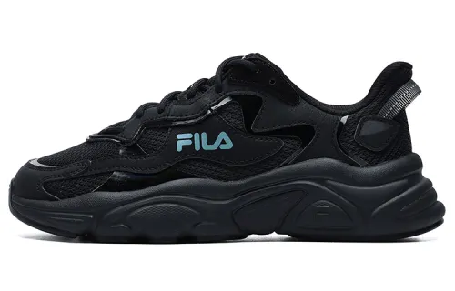 FILA FUSION Fila trendy brand Mars 1 fabric synthetic leather TPU Mars low-top dad shoes women's black