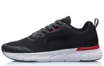 Li Ning Versatile Cushioning Lightweight Low top Running Shoes Unisex Ebony Black