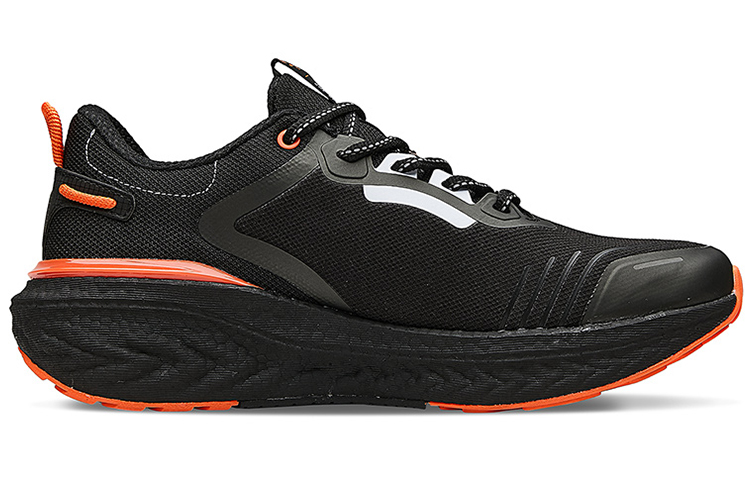 361° Popping Foam Low top Running Shoes Men’s Black Orange ETPU Technology