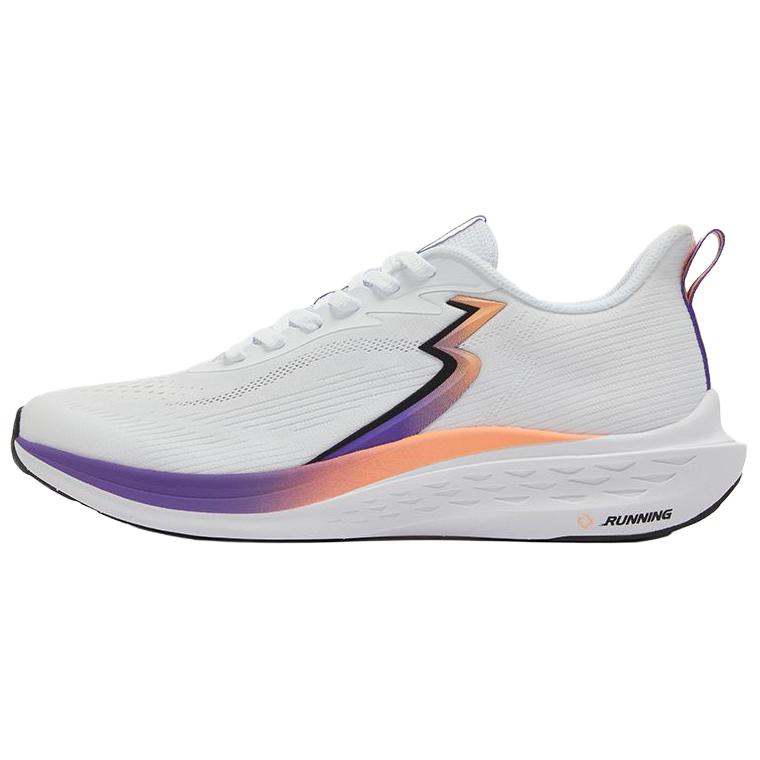 361° Cushioning Slip Resistant Breathable Low top City Commuting Running Shoes Men’s White Fluorescent Butter Peach Red