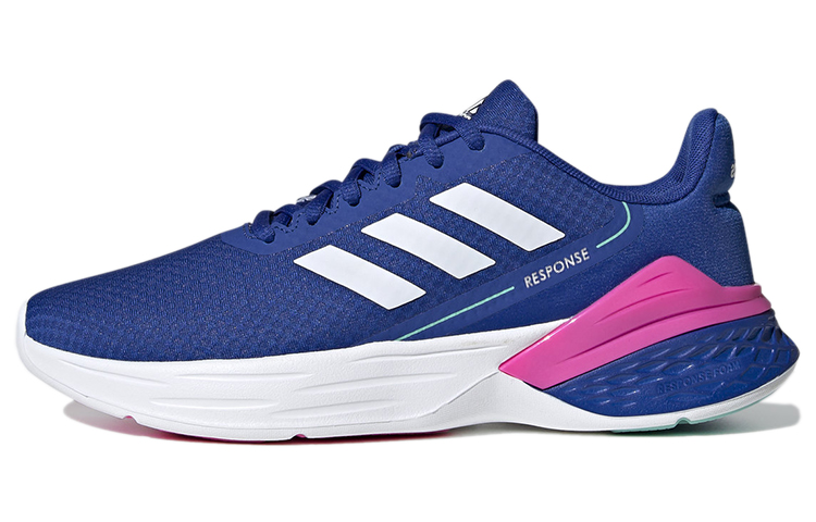 Adidas Response Running Shoes Women's Low Top Blue/White/Red