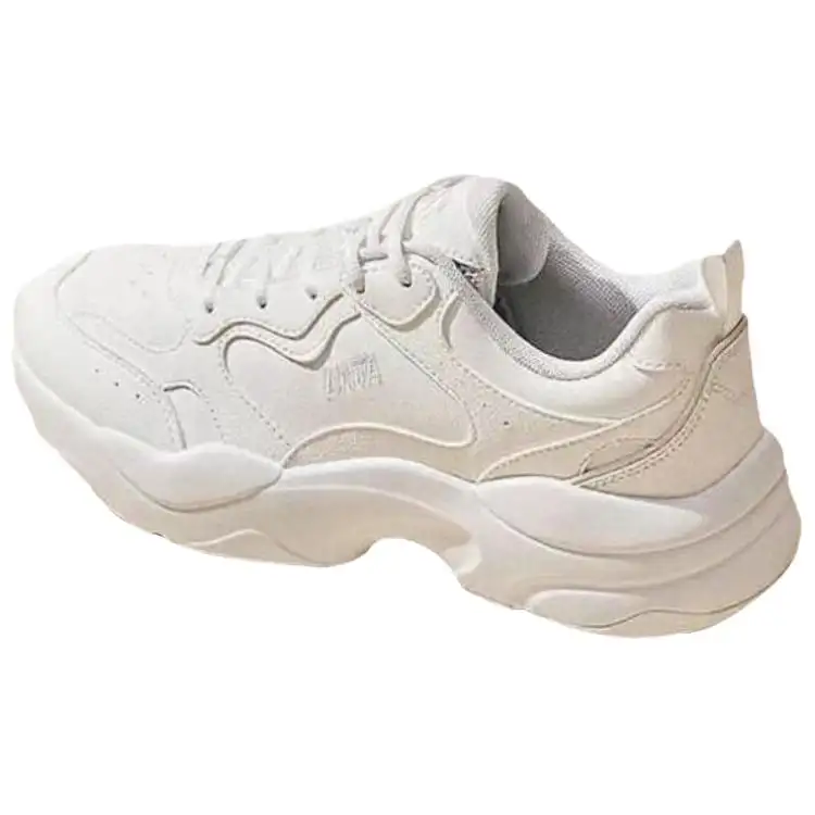 Anta Life Collection Cushioning Slip Resistant Breathable Low top Chunky Sneakers Women's Papyrus White