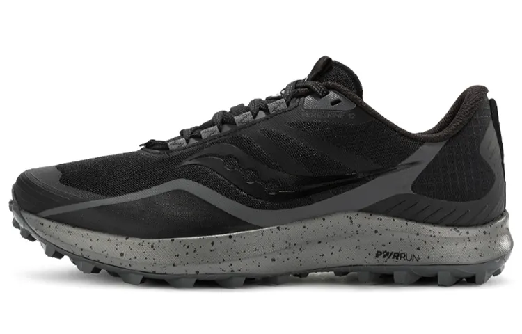 Saucony Peregrine 12 Black Charcoal