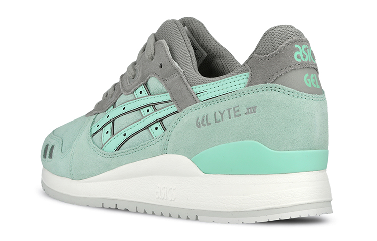 Asics Gel Lyte 3 Retro Sports Wear resistant And Lightweight Low top Running Shoes Unisex Mint Green