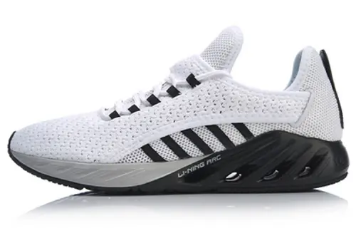 Li Ning Cushioning Lightweight Low top Running Shoes Unisex Standard White