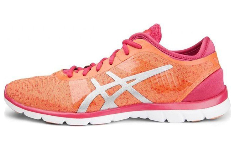 ASICS Gel Fit Nova Running Shoes Women's Low Top Orange/Pink