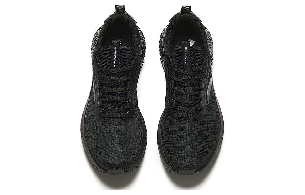 Anta C37+ Cushioning Slip Resistant Breathable Lightweight Low top Running Shoes Men’s Black