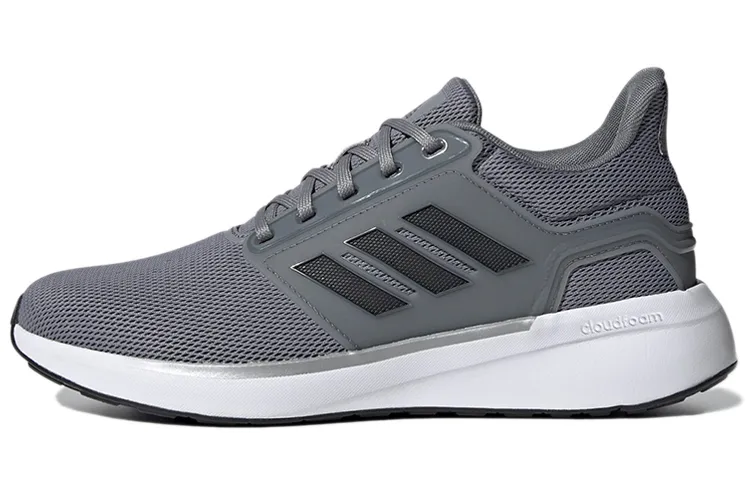 Adidas EQ19 Fabric Cushioning Abrasion Resistant Cushioning, Wear Resistant Low top Casual Running Shoes Men's Gray