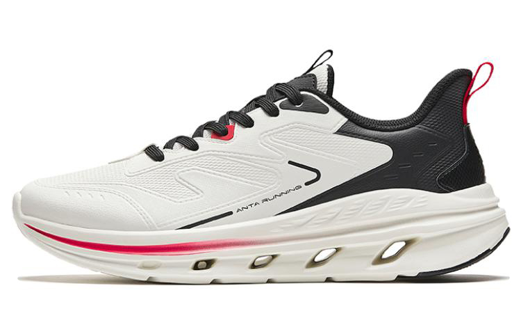 Anta Energy Ring Abrasion Resistant Breathable Low top Running Shoes Men’s Black White