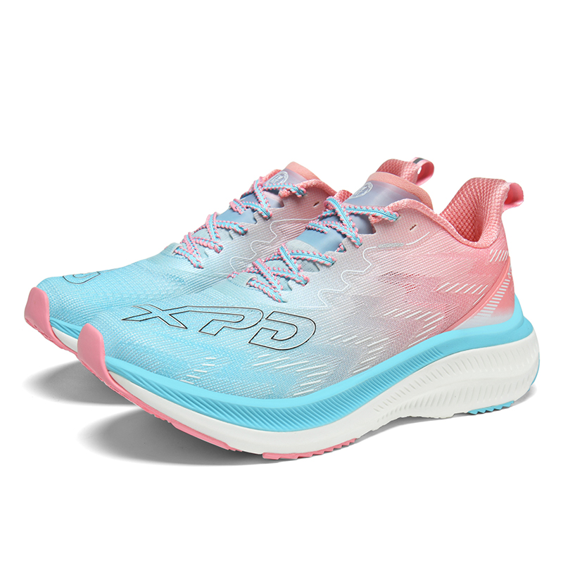 XPD Cushioning Breathable Lightweight Low top Full Length Carbon Plate Technology Sprint Running Shoes Unisex